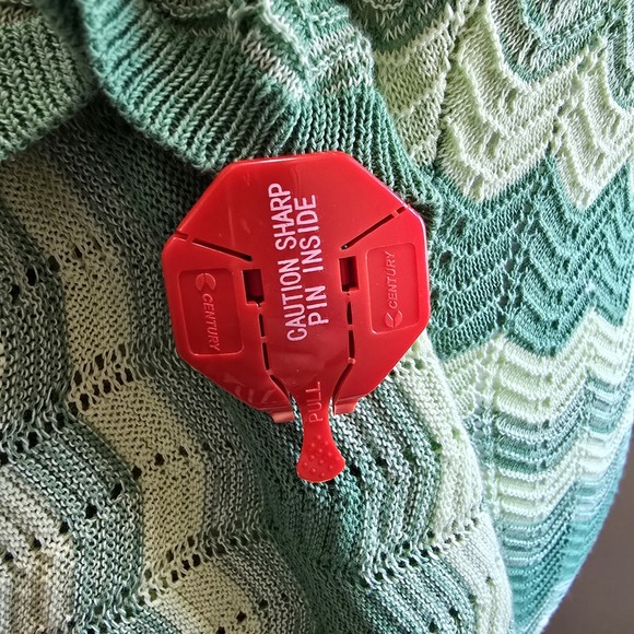 Ramy Brook Mylah Chevron Knit Midi Dress L Green Sleeveless Plunge MSRP $445 NWT - Picture 11 of 15